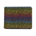 Rainbow Leopard Pattern Print Bifold Wallet