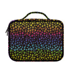 Rainbow Leopard Pattern Print Briefcase Bible Bag