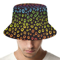 Rainbow Leopard Pattern Print Bucket Hat
