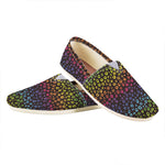 Rainbow Leopard Pattern Print Casual Shoes