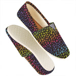 Rainbow Leopard Pattern Print Casual Shoes