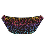Rainbow Leopard Pattern Print Fanny Pack