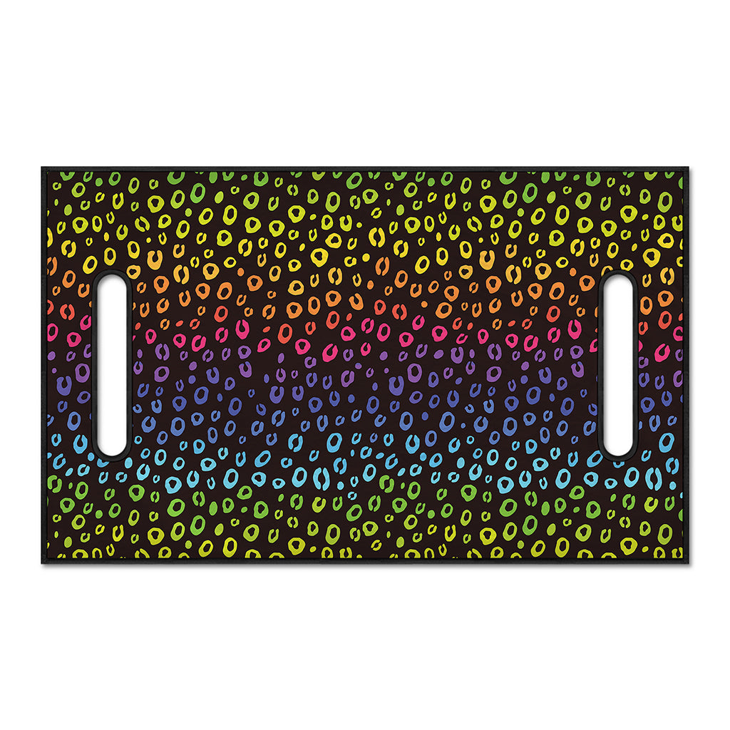 Rainbow Leopard Pattern Print Golf Cart Seat Cover
