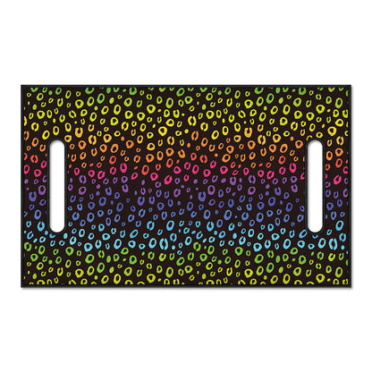 Rainbow Leopard Pattern Print Golf Cart Seat Cover