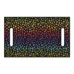 Rainbow Leopard Pattern Print Golf Cart Seat Cover