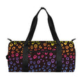 Rainbow Leopard Pattern Print Gym Bag