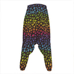 Rainbow Leopard Pattern Print Hammer Pants