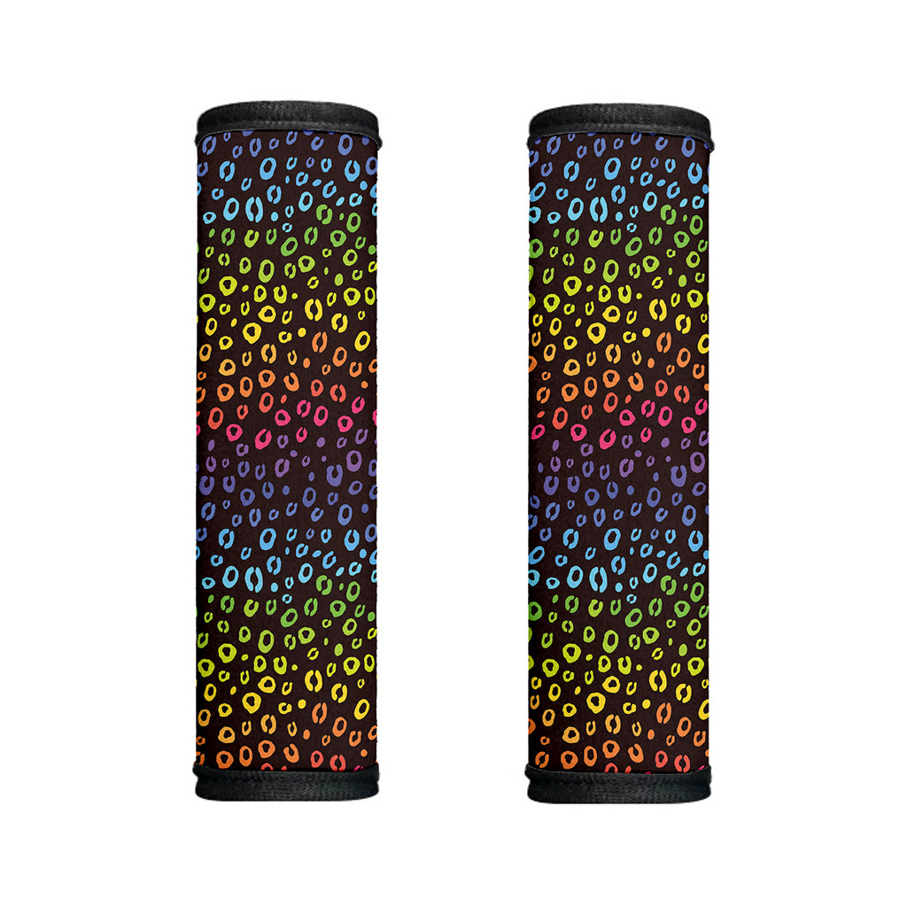 Rainbow Leopard Pattern Print Handle Covers