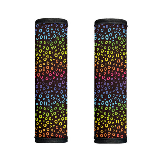 Rainbow Leopard Pattern Print Handle Covers