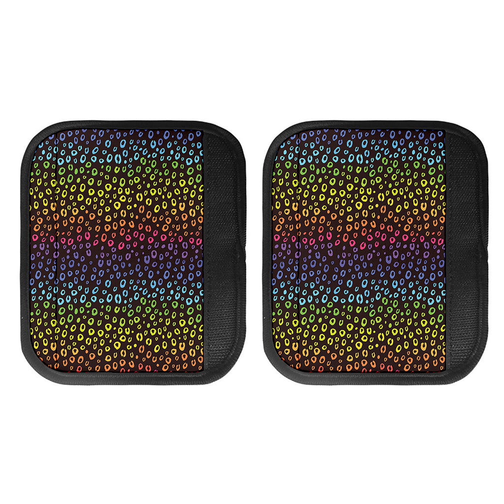 Rainbow Leopard Pattern Print Handle Covers