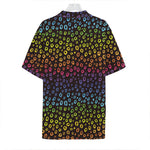 Rainbow Leopard Pattern Print Hawaiian Shirt