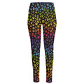 Rainbow Leopard Pattern Print High-Waisted Pocket Leggings