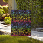 Rainbow Leopard Pattern Print House Flag