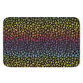 Rainbow Leopard Pattern Print Indoor Door Mat