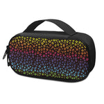 Rainbow Leopard Pattern Print Insulin Cooler Travel Case
