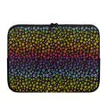 Rainbow Leopard Pattern Print Laptop Sleeve
