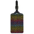 Rainbow Leopard Pattern Print Luggage Tag