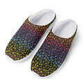 Rainbow Leopard Pattern Print Mesh Casual Shoes