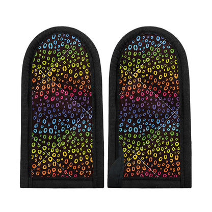 Rainbow Leopard Pattern Print Skillet Handle Cover