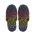 Rainbow Leopard Pattern Print Slippers