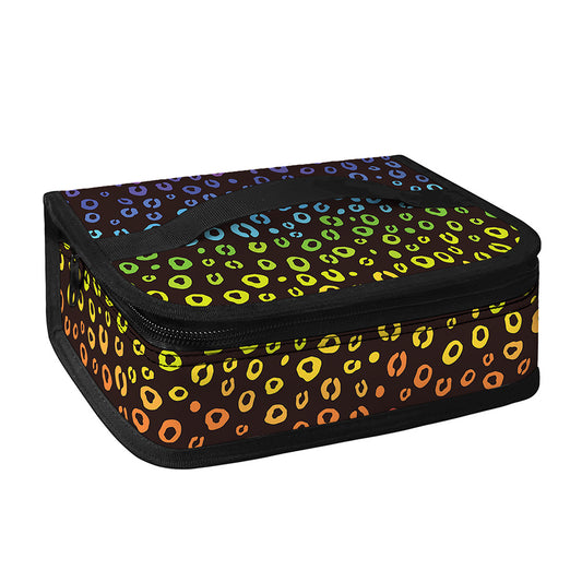 Rainbow Leopard Pattern Print Small Lunch Bag