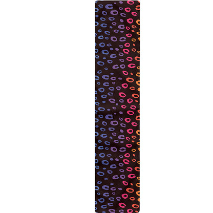 Rainbow Leopard Pattern Print Table Runner