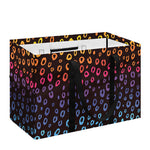 Rainbow Leopard Pattern Print Utility Tote Bag