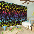 Rainbow Leopard Pattern Print Wall Sticker