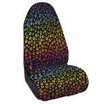 Rainbow Leopard Pattern Print Waterproof Car Seat Cover