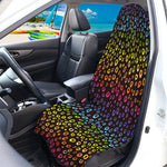 Rainbow Leopard Pattern Print Waterproof Car Seat Cover