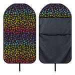 Rainbow Leopard Pattern Print Waterproof Car Seat Cover