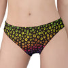 Rainbow Leopard Pattern Print Women's Panties