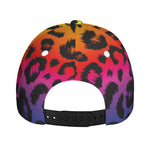 Rainbow Leopard Print Baseball Cap