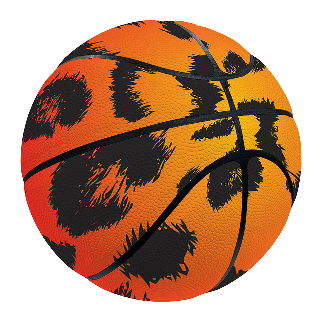 Rainbow Leopard Print Basketball
