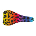 Rainbow Leopard Print Bicycle Seat Cover