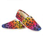 Rainbow Leopard Print Casual Shoes