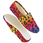 Rainbow Leopard Print Casual Shoes