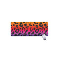 Rainbow Leopard Print Extended Mouse Pad