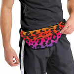 Rainbow Leopard Print Fanny Pack