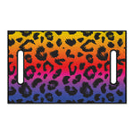 Rainbow Leopard Print Golf Cart Seat Cover