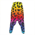 Rainbow Leopard Print Hammer Pants