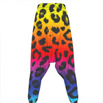 Rainbow Leopard Print Hammer Pants