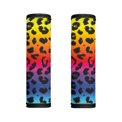 Rainbow Leopard Print Handle Covers