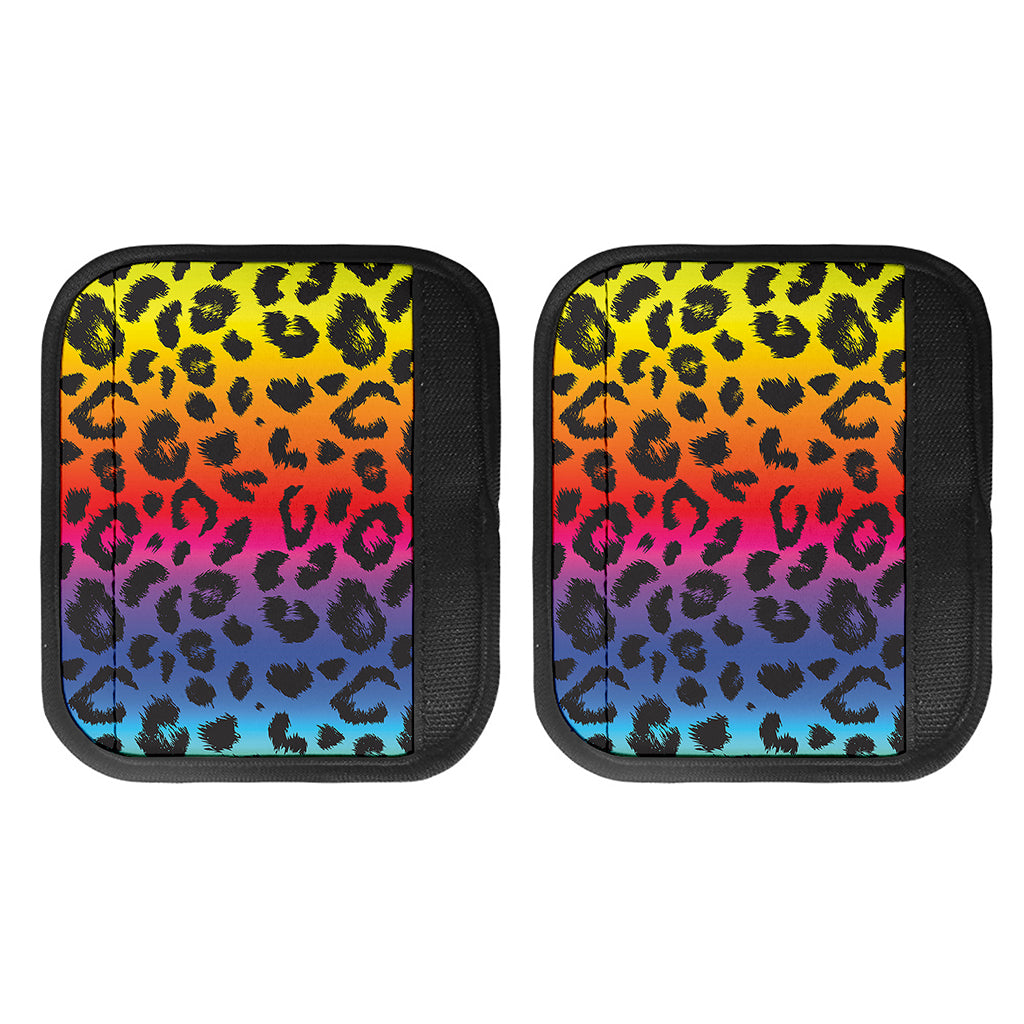 Rainbow Leopard Print Handle Covers
