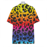 Rainbow Leopard Print Hawaiian Shirt