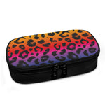 Rainbow Leopard Print Insulin Cooler Travel Case