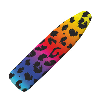 Rainbow Leopard Print Ironing Board Cover