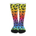 Rainbow Leopard Print Long Socks