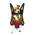 Rainbow Leopard Print Pet Carrier Backpack
