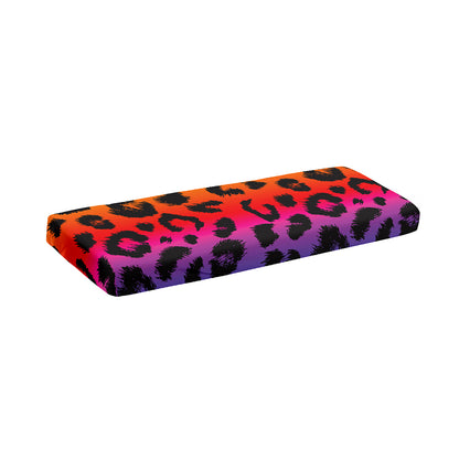 Rainbow Leopard Print Piano Keyboard Cover